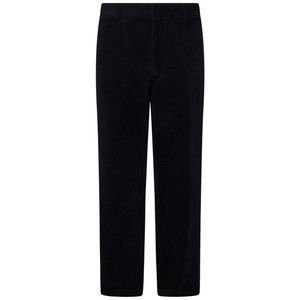 Emporio Armani Straight-Leg Trousers With Subtle Ribbed Texture - NWT